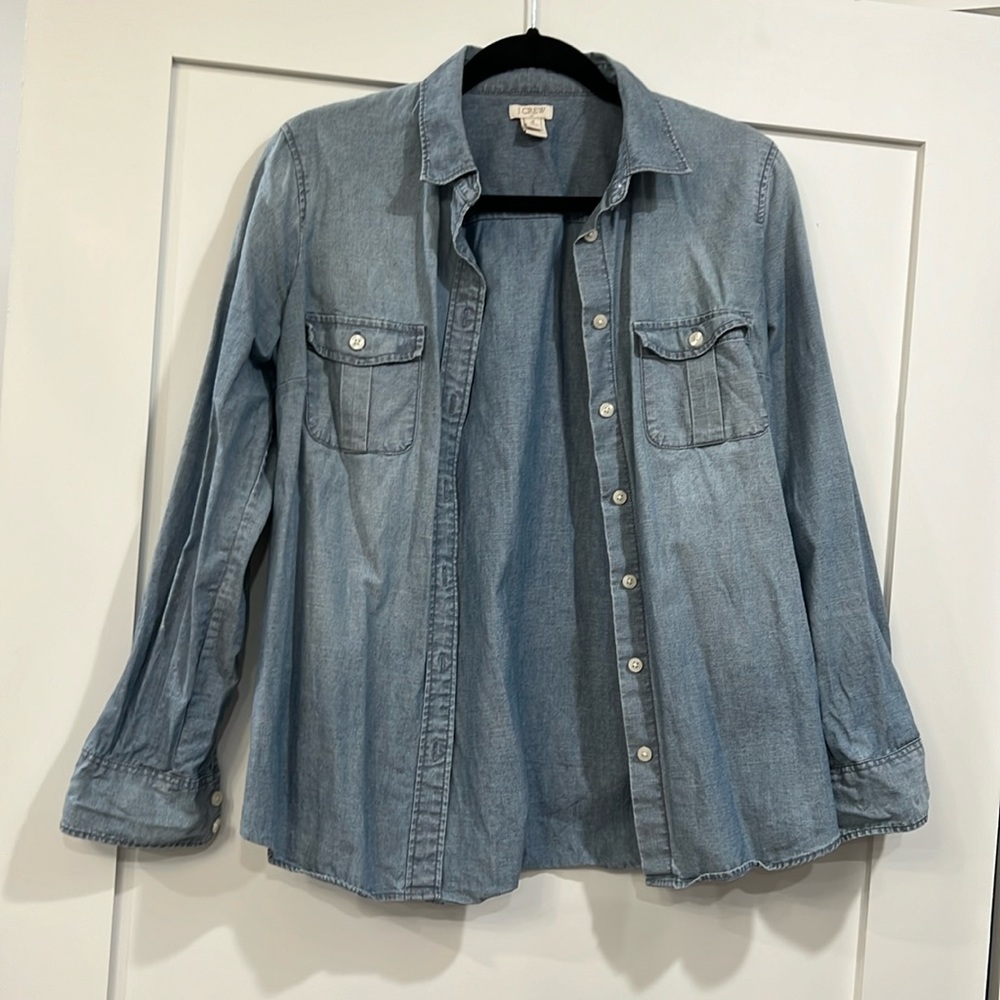 J Crew Chambray button down